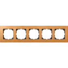 MERTEN - Holzrahmen, 5fach, Buche, M-PLAN