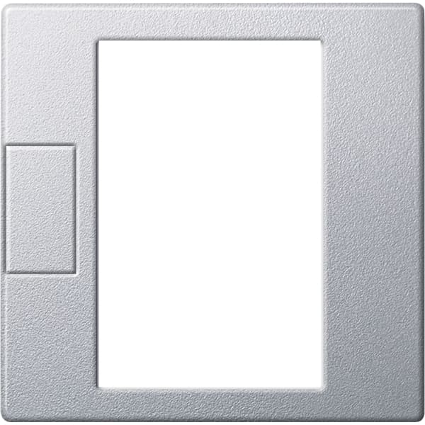 MERTEN - Zentralpl. f. Univers. Temperaturregl.-Eins. m. Touch-Display, aluminium, Sys. M