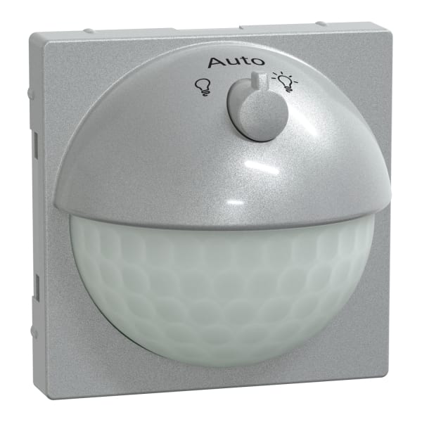 MERTEN - ARGUS 180 UP Sensor-Modul mit Schalter, aluminium, System M