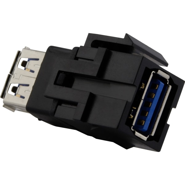 MERTEN - USB-Keystone, USB 3.0, schwarz
