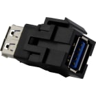 MERTEN - USB-Keystone, USB 3.0, schwarz