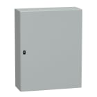 SAREL - Spacial S3D Volltür ohne Montageplatte H1000xB800xT300 IP66 IK10 RAL7035.