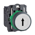 SCHNEIDER ELECTRIC - Drucktaster, Harmony XB5, Kunststoff, weiß, Pfeil oben, 22mm, tastend, 1S