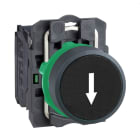 SCHNEIDER ELECTRIC - Drucktaster, Harmony XB5, Kunststoff, schwarz, Pfeil unten, 22mm, tastend, 1S