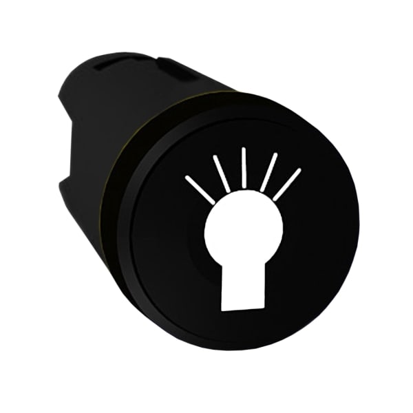 SCHNEIDER ELECTRIC - Drucktaster Frontelement XB5, Kunststoff, 22mm, schwarz, Lampe, tastend