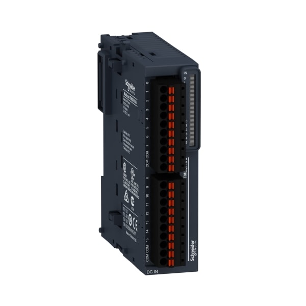 SCHNEIDER ELECTRIC - Digitales Eingangsmodul, Modicon TM3, 16 Eingänge, 24 VDC, Federzugklemmen