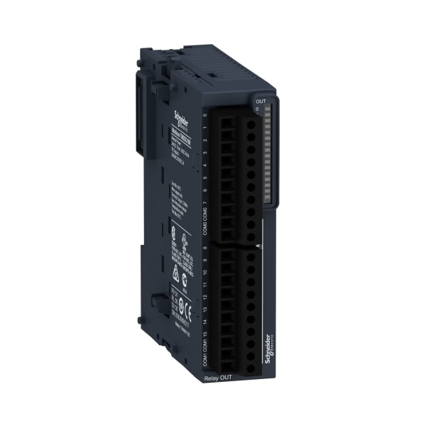 SCHNEIDER ELECTRIC - Digitales Ausgangsmodul, Modicon TM3, 16 A, 24 VDC / 240 VAC, Relais, Schraub