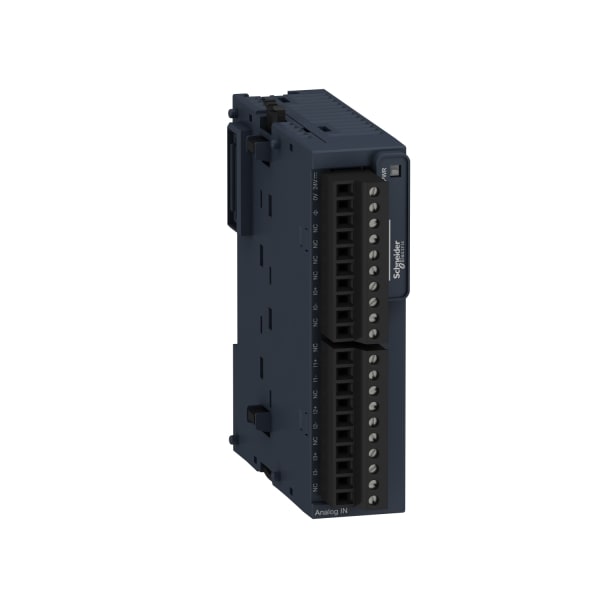 SCHNEIDER ELECTRIC - TM3 Eingangsmodul analog, 4E, Spannung/Strom/Temp, Auflösung 16 Bit, Schraub