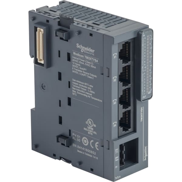SCHNEIDER ELECTRIC - Expertenmodul, Modicon TM3, zum Anschluss von 4 TeSys Motorstartern, RJ45