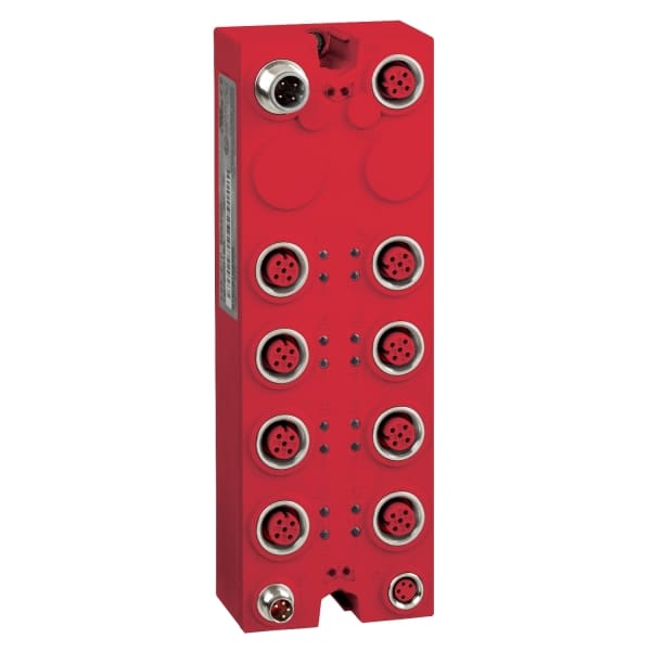 SCHNEIDER ELECTRIC - Sicherheits-Erweiterungsblock, TM7, IP67, 8 DE/4DA 24VDC 2A M12-Steckverbinder