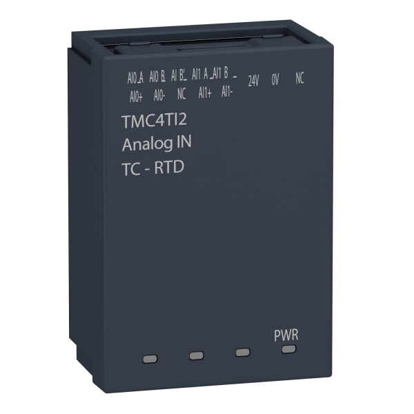 SCHNEIDER ELECTRIC - M241, E/A Erweiterung, 2 Temperatur Eingänge, Aufl. 14 Bit, Schraub