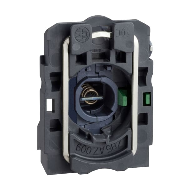 SCHNEIDER ELECTRIC - Lampenfassung+Befestigungsflansch, XB5, Kunststoff, weiß, Lampe BA9s, 1S, 250V