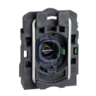 SCHNEIDER ELECTRIC - Lampenfassung+Befestigungsflansch, XB5, Kunststoff, weiß, Lampe BA9s, 1S, 250V