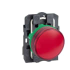 SCHNEIDER ELECTRIC - Leuchtmelder, XB5, Kunststoff, rot, 22mm, BA9s Glühlampe, glatte Kalotte, 250VAC