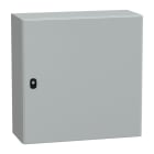 SAREL - Spacial S3D Volltür ohne Montageplatte H600xB600xT250.IP66 IK10 RAL7035.