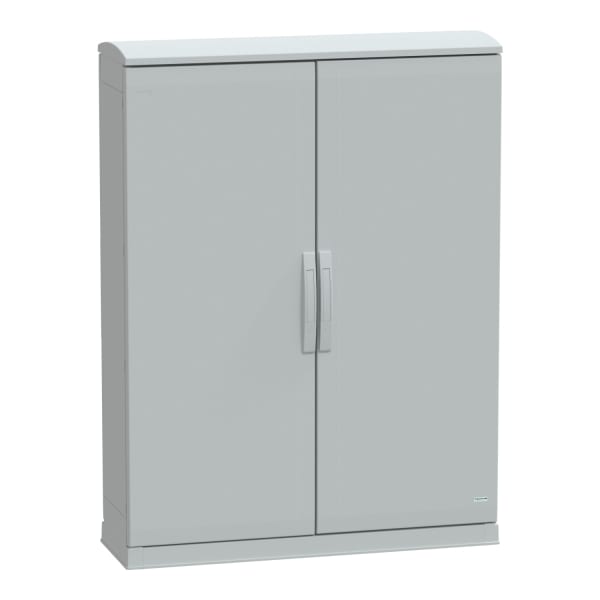 SAREL - Polyestergehäuse bodenst. Vers.PLAZT m. offen.Sockel+Abdeck. 1250x1000x320 IP44
