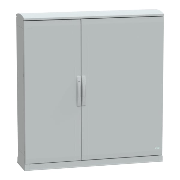 SAREL - Polyestergehäuse bodenst. Vers.PLAZT m. offen.Sockel+Abdeck. 1250x1250x320 IP44