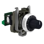 SCHNEIDER ELECTRIC - Potentiometer Komplettgerät, XB4, Metall, 22mm, schwarz, Widerstand 10K Ohm