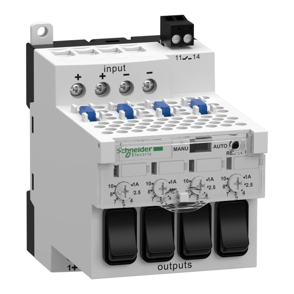 SCHNEIDER ELECTRIC - Elektronisches Schutzmodul, Modicon ABL8, 1-4 Kanäle, 40A, 1-10A pro Kanal