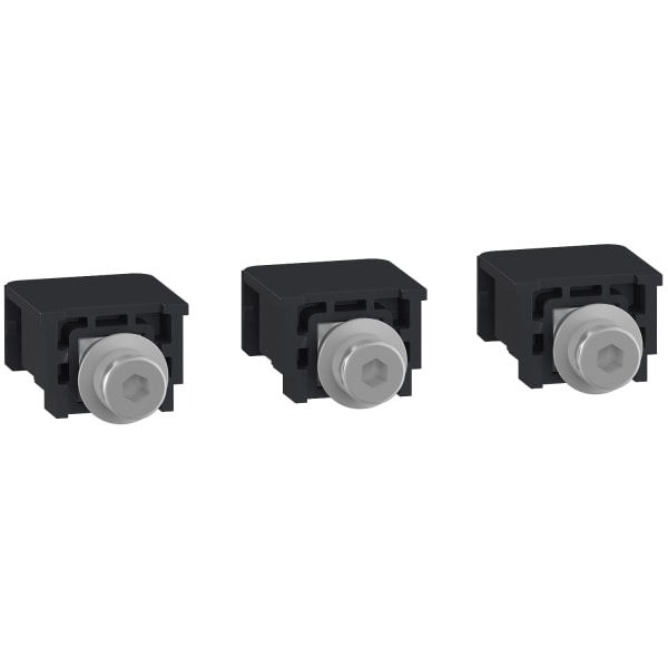 SCHNEIDER ELECTRIC - Schraub-Klemmen mit M6 Muttern und Schrauben bis 160A (3 Stk.) für ComPact NSXm