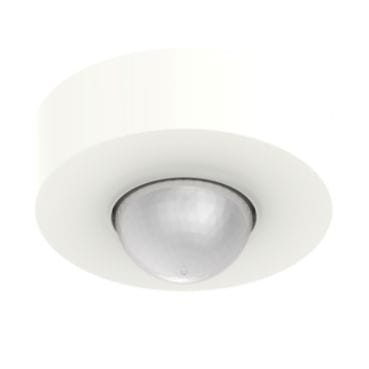 MERTEN - KNX Präsenzmelder mit Kontantlichregelung, Korridor, AP, weiß, 120x78mm, IP54