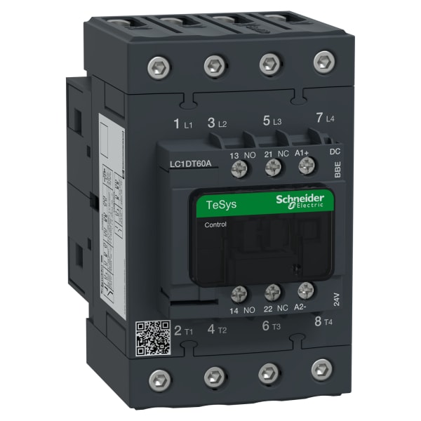 SCHNEIDER ELECTRIC - TeSys D Schütz 4P 60A AC-1 bis 440V Spule 24V DC Everlink