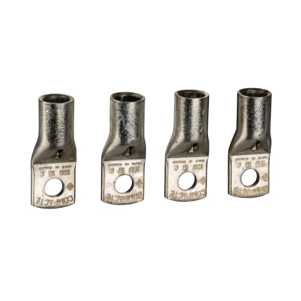 SCHNEIDER ELECTRIC - Gecrimpte Kabelschuhe für Kupfer-Kabel (4 Stk.), 120mm², mit Phasentrennern