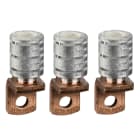 SCHNEIDER ELECTRIC - 3 Gecrimpte Kabelschuhe für Al-Kabel 300 mm² und Phasentrenner