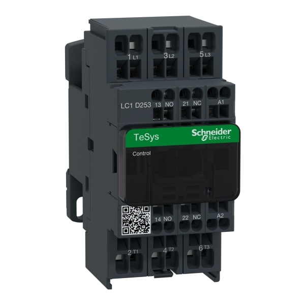 SCHNEIDER ELECTRIC - Leistungsschütz, 3p+1S+1Ö, 11kW/400V/AC3, 25A, Spule 24V 50/60Hz