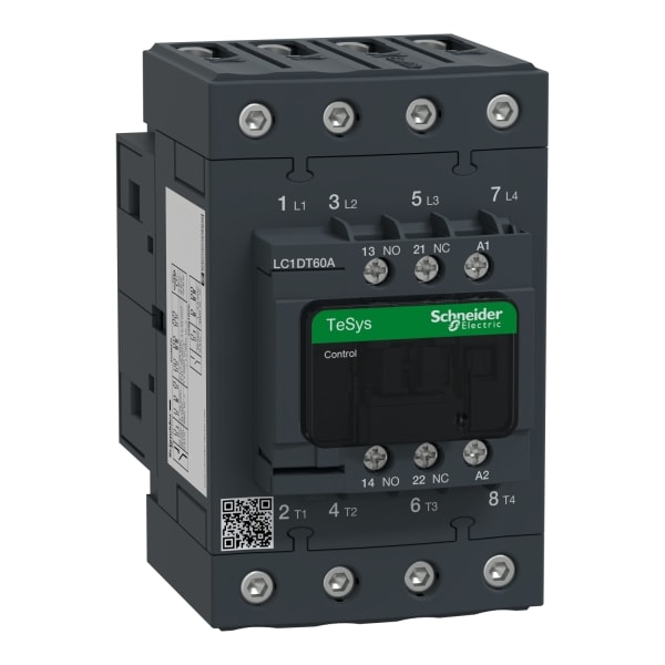 SCHNEIDER ELECTRIC - Leistungsschütz, 4p+1S+1Ö, 60A/AC1, Spule 24V 50/60Hz