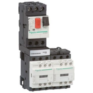 SCHNEIDER ELECTRIC - Motorstarter m. Schutzsch., 0,12kW, Sp. 24 V AC, 2 Drehr., Koord. Typ 1