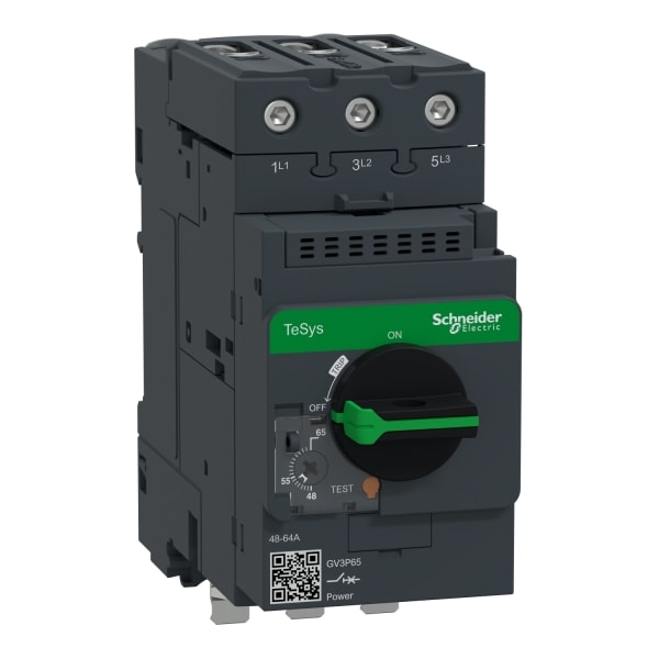 SCHNEIDER ELECTRIC - Motorschutzschalter, 3p, 48-65A TH.MAG.
