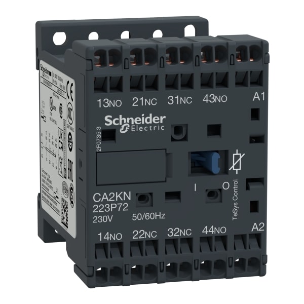 SCHNEIDER ELECTRIC - Hilfsschütz, 2S+2Ö, 230V 50/60Hz, mit Schutzbeschaltung