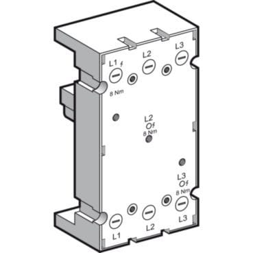 SCHNEIDER ELECTRIC - Adapter für Sammelschienensystem – 3P – 60 bis 150 A – 60 mm