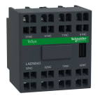 SCHNEIDER ELECTRIC - Hilfsschalterblock, 4Ö, Federzuganschluss