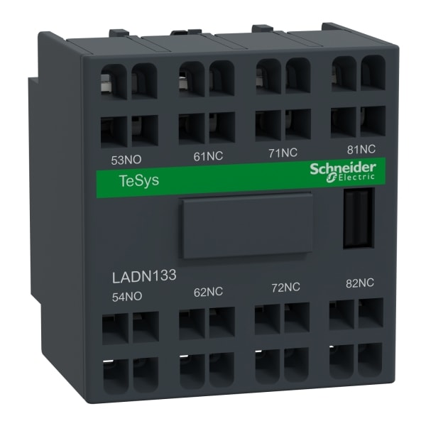 SCHNEIDER ELECTRIC - Hilfsschalterblock, 1S+3Ö, Federzuganschluss