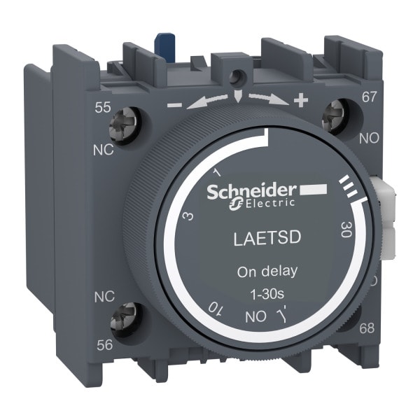 SCHNEIDER ELECTRIC - EasyPact TVS - Zeitverzögerung - Einschaltverzögerung - 1 NO + 1 NC