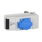 SCHNEIDER ELECTRIC - KBC Abgangsadapter, 16A, m. Sicher., var. Ph.-abgr., Schuko DIN, L+N+PE