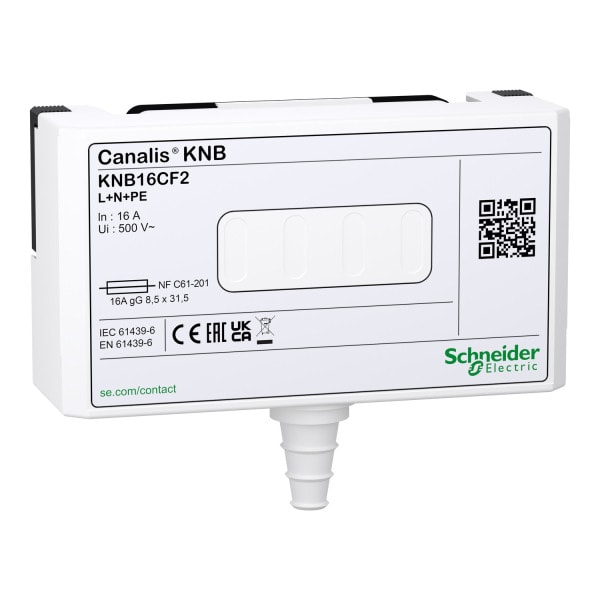 SCHNEIDER ELECTRIC - KN Abgangsadapter, 16A, L+N+PE, für Sicherungen 8,5 x 31,5mm