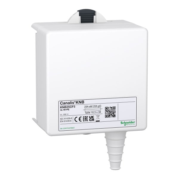 SCHNEIDER ELECTRIC - KN Abgangsadapter, 16A, 3L+N+PE, für Sicherungen 10 x 38mm