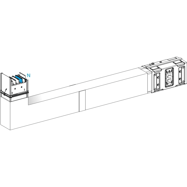 SCHNEIDER ELECTRIC - KSA630, Winkel flach, PE innen, A variabel, B fix, A Brandschott