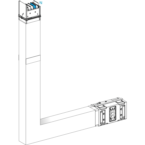 SCHNEIDER ELECTRIC - CANALIS ML-ELBOW 630 A KUNDENTOM MIT BRANDGEHÄUSE