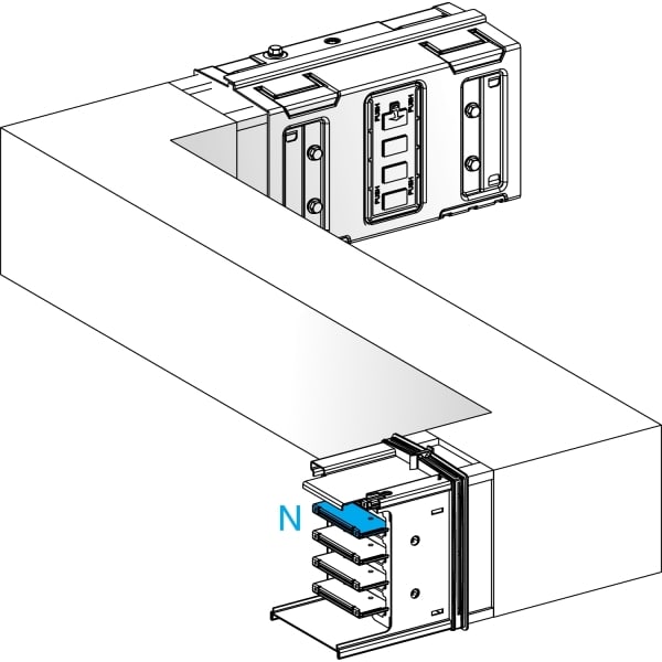 SCHNEIDER ELECTRIC - KSA1000, Z-Element, hochkant links-rechts, A fix, B variabel, C fix