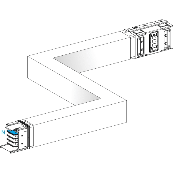 SCHNEIDER ELECTRIC - KSA630, Z-Element, hochkant links-rechts, Schenkel A, B & C variabel