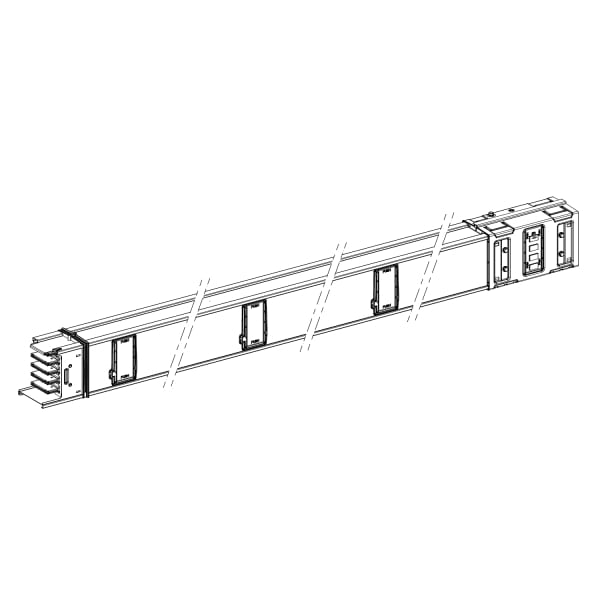 SCHNEIDER ELECTRIC - KSA gerades Element, 500A, 3m, 6Abgänge