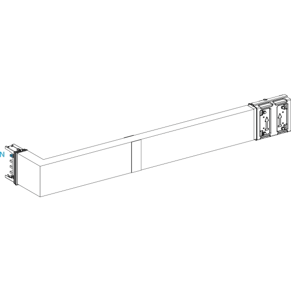 SCHNEIDER ELECTRIC - KSA250, Winkel hochkant rechts, A variabel, B fix, A Brandschott