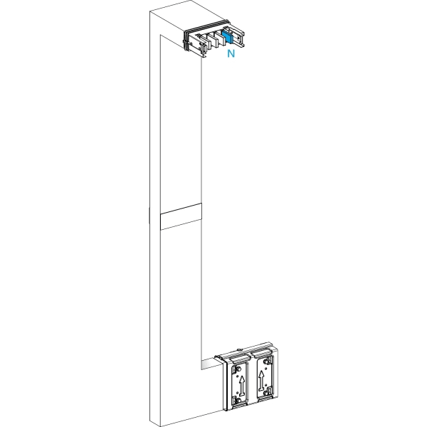 SCHNEIDER ELECTRIC - KSA400, Mehrfachw, hochk-fl, PE innen, hor. li, A fix, B var, C fix, B Brandsch