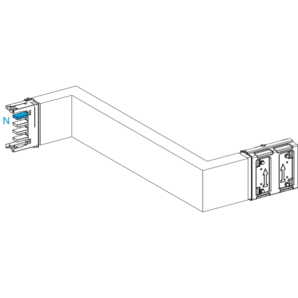 SCHNEIDER ELECTRIC - KSA250, Z-Element, hochkant rechts-links, A fix, B variabel, C fix