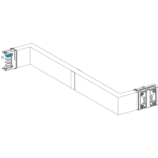 SCHNEIDER ELECTRIC - KSA250, Z-Element, hochkant re.-li., A fix, B var., C fix, B Brandschott