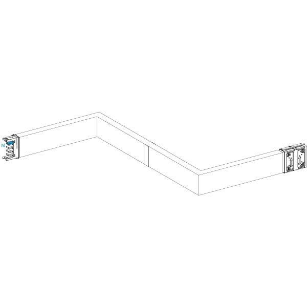 SCHNEIDER ELECTRIC - KSA400, Z-Element, hochkant re.-li., A, B & C var., 1 Schenkel Brandschott